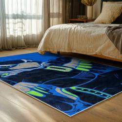 nfl seattle seahawks area rug non slip football carpet home decor gift idea for fans bedroom ss171