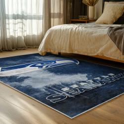 nfl seattle seahawks area rug non slip football carpet home decor gift idea for fans bedroom ss186