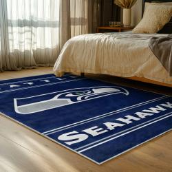nfl seattle seahawks area rug non slip football carpet home decor gift idea for fans bedroom ss192