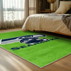 nfl seattle seahawks area rug non slip football carpet home decor gift idea for fans bedroom ss198