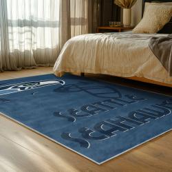 nfl seattle seahawks area rug non slip football carpet home decor gift idea for fans bedroom ss204