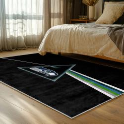 nfl seattle seahawks area rug non slip football carpet home decor gift idea for fans bedroom ss206