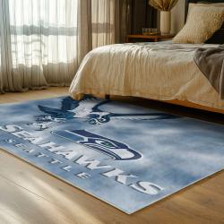 nfl seattle seahawks area rug non slip football carpet home decor gift idea for fans bedroom ss212