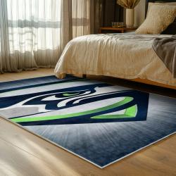 nfl seattle seahawks area rug non slip football carpet home decor gift idea for fans bedroom ss213