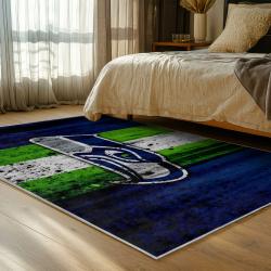 nfl seattle seahawks area rug non slip football carpet home decor gift idea for fans bedroom ss217