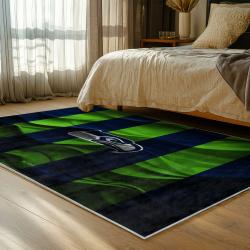 nfl seattle seahawks area rug non slip football carpet home decor gift idea for fans bedroom ss219
