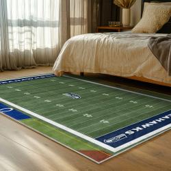 nfl seattle seahawks area rug non slip football carpet home decor gift idea for fans bedroom ss88