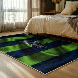 nfl seattle seahawks area rug non slip football carpet home decor gift idea for fans bedroom ss90