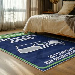 nfl seattle seahawks area rug non slip football carpet home decor gift idea for fans bedroom ss94