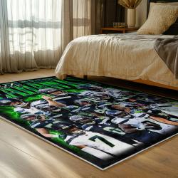 nfl seattle seahawks area rug non slip football carpet home decor gift idea for fans bedroom ss95