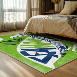 nfl seattle seahawks area rug non slip football carpet home decor gift idea for fans bedroom ss98
