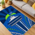 nfl seattle seahawks area rug non slip football carpet home decor gift idea for fans living room ss123