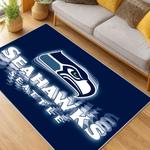 nfl seattle seahawks area rug non slip football carpet home decor gift idea for fans living room ss128