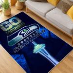nfl seattle seahawks area rug non slip football carpet home decor gift idea for fans living room ss130