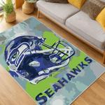 nfl seattle seahawks area rug non slip football carpet home decor gift idea for fans living room ss131