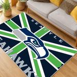 nfl seattle seahawks area rug non slip football carpet home decor gift idea for fans living room ss136