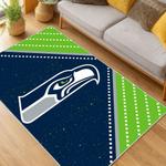 nfl seattle seahawks area rug non slip football carpet home decor gift idea for fans living room ss161