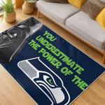 nfl seattle seahawks area rug non slip football carpet home decor gift idea for fans living room ss174