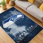 nfl seattle seahawks area rug non slip football carpet home decor gift idea for fans living room ss186