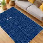 nfl seattle seahawks area rug non slip football carpet home decor gift idea for fans living room ss187