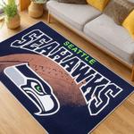 nfl seattle seahawks area rug non slip football carpet home decor gift idea for fans living room ss208