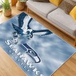 nfl seattle seahawks area rug non slip football carpet home decor gift idea for fans living room ss212
