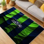 nfl seattle seahawks area rug non slip football carpet home decor gift idea for fans living room ss219