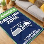 nfl seattle seahawks area rug non slip football carpet home decor gift idea for fans living room ss94