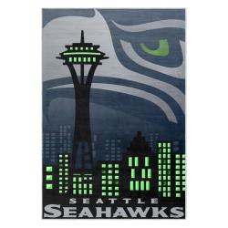 nfl seattle seahawks area rug non slip football carpet home decor gift idea for fans ss119