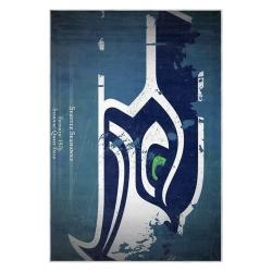 nfl seattle seahawks area rug non slip football carpet home decor gift idea for fans ss143