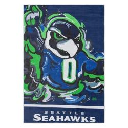 nfl seattle seahawks area rug non slip football carpet home decor gift idea for fans ss147