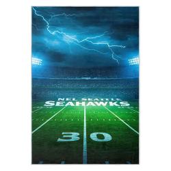 nfl seattle seahawks area rug non slip football carpet home decor gift idea for fans ss163