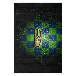 nfl seattle seahawks area rug non slip football carpet home decor gift idea for fans ss164