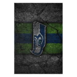 nfl seattle seahawks area rug non slip football carpet home decor gift idea for fans ss179
