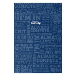 nfl seattle seahawks area rug non slip football carpet home decor gift idea for fans ss187