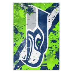 nfl seattle seahawks area rug non slip football carpet home decor gift idea for fans ss197