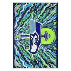 nfl seattle seahawks area rug non slip football carpet home decor gift idea for fans ss215
