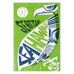 nfl seattle seahawks area rug non slip football carpet home decor gift idea for fans ss98