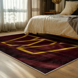 nfl washington commanders area rug non slip football carpet home decor gift idea for fans bedroom wscd112