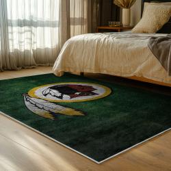 nfl washington commanders area rug non slip football carpet home decor gift idea for fans bedroom wscd122