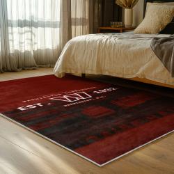 nfl washington commanders area rug non slip football carpet home decor gift idea for fans bedroom wscd124
