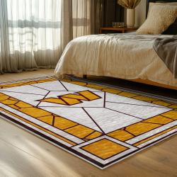 nfl washington commanders area rug non slip football carpet home decor gift idea for fans bedroom wscd126