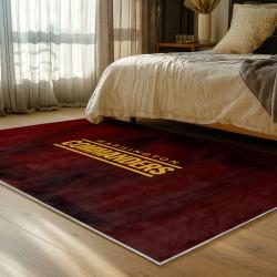 nfl washington commanders area rug non slip football carpet home decor gift idea for fans bedroom wscd159