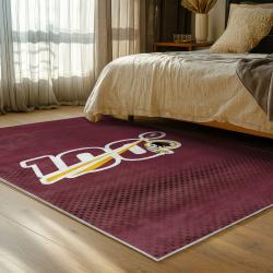 nfl washington commanders area rug non slip football carpet home decor gift idea for fans bedroom wscd162