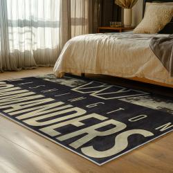 nfl washington commanders area rug non slip football carpet home decor gift idea for fans bedroom wscd163
