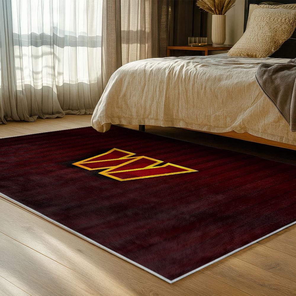 NFL Washington Commanders Area Rug Non-slip Football Carpet Home Decor Gift Idea For Fans WSCD165 1 nfl washington commanders area rug non slip football carpet home decor gift idea for fans bedroom wscd165