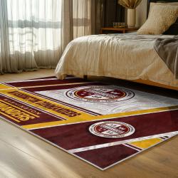nfl washington commanders area rug non slip football carpet home decor gift idea for fans bedroom wscd173