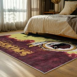 nfl washington commanders area rug non slip football carpet home decor gift idea for fans bedroom wscd174