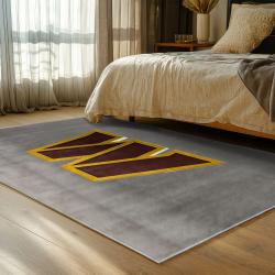 nfl washington commanders area rug non slip football carpet home decor gift idea for fans bedroom wscd183