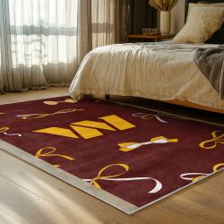 nfl washington commanders area rug non slip football carpet home decor gift idea for fans bedroom wscd185